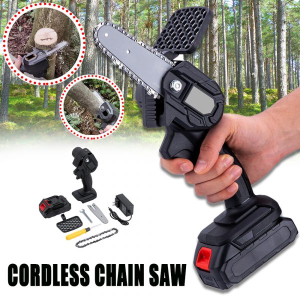 Mini wireless chainsaw – Mini bežična pila slider