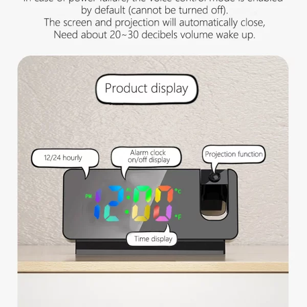 Pametni digitalni projekcijski sat – CLOCK slider