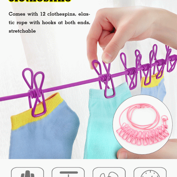 Stretchy Clothesline – Fleksibilna špaga za sušenje odjeće slider