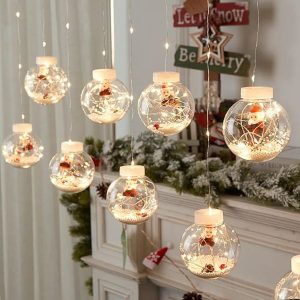 SANTA BALL – Svjetleče božične kroglice (3 m) 03