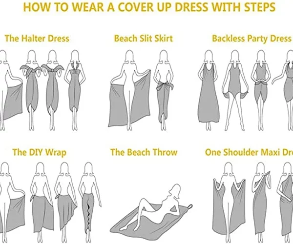 Svestrana ljetna haljina – LALOO BEACH DRESS 03